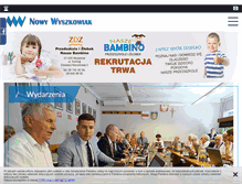 Tablet Screenshot of nowywyszkowiak.pl